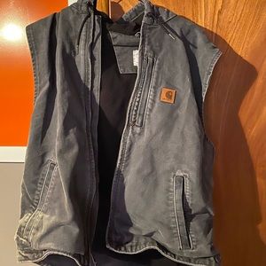 Carhartt Vest W/ hoodie